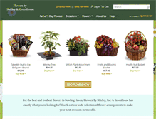 Tablet Screenshot of flowersbyshirley.org